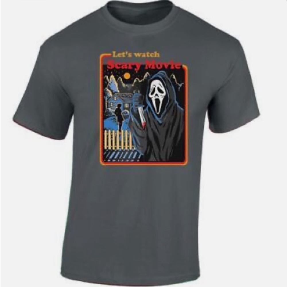 Scream ‘Ghost Face’ Halloween Tee with Bonus V.S Pink Socks Bundle